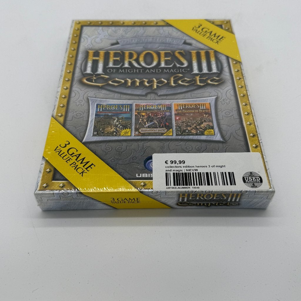 collectors edition heroes 3 of might and magic | NIEUW, 1 speler, Nieuw, Ophalen of Verzenden, Role Playing Game (Rpg)