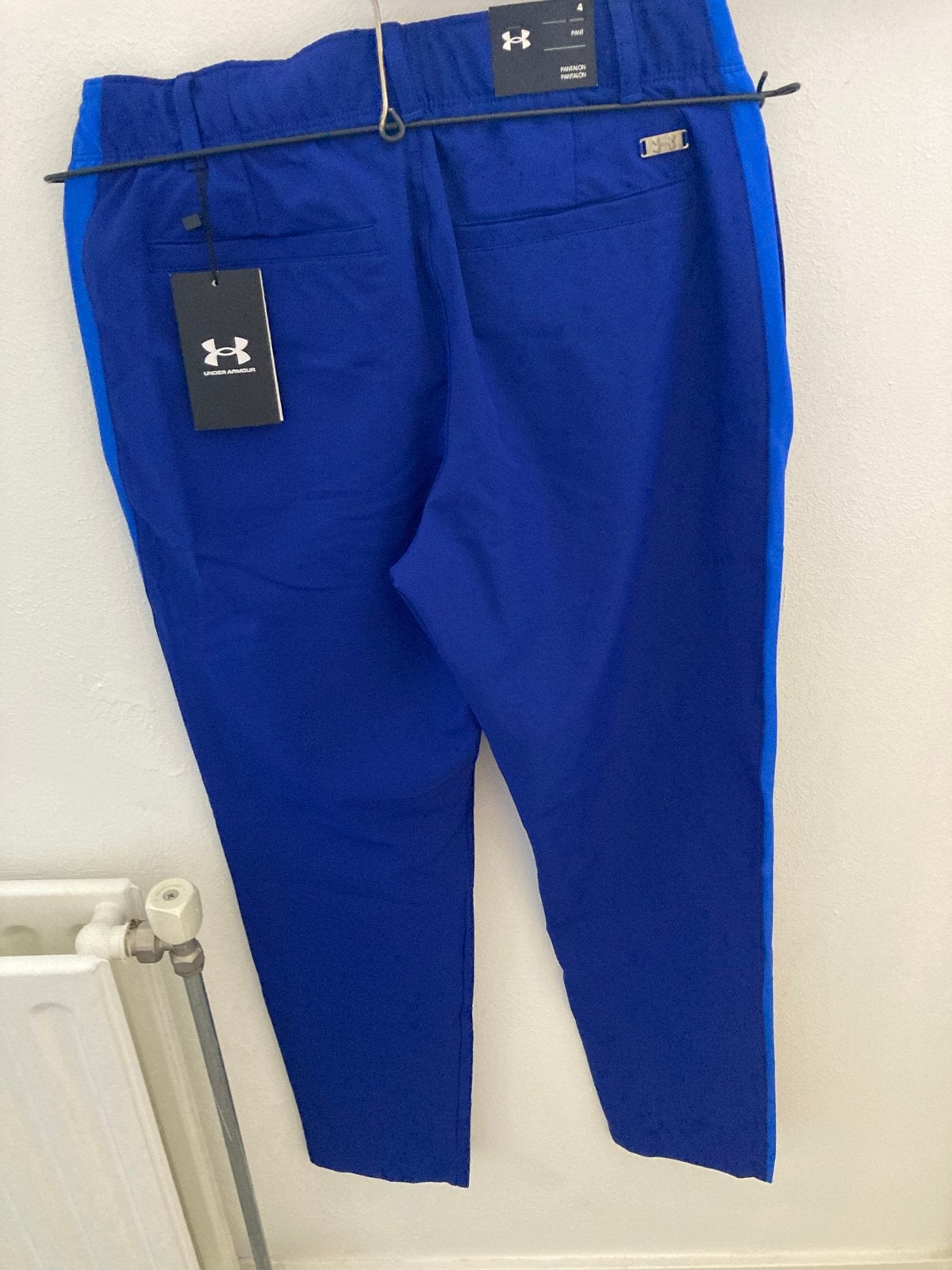 Under Armour Dames Golfbroek Maat 36/38 Nieuw, Blauw, Overige typen, Nieuw, Ophalen of Verzenden