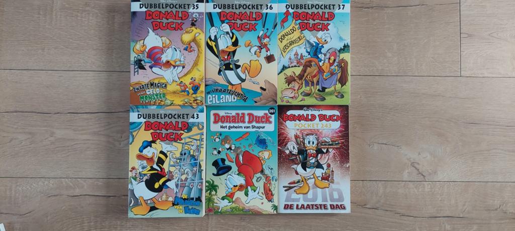 6 Donald Duck pockets zgan., Meerdere comics, Ophalen of Verzenden, Zo goed als nieuw, Europa