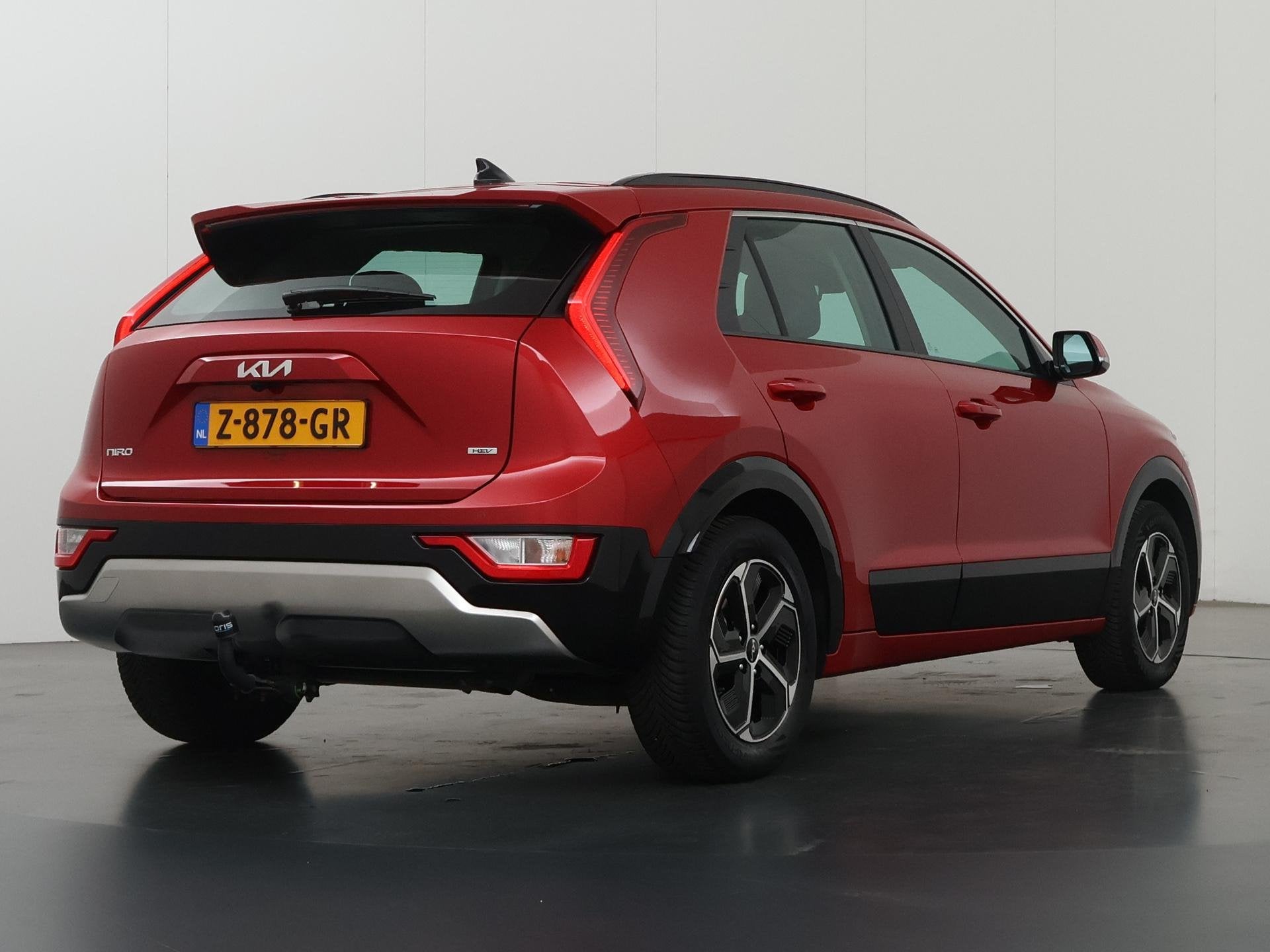 Kia Niro 1.6 GDi Hybrid DynamicLine | Adaptieve Cruise Contr, Auto's, Kia, 1374 kg, Gebruikt, Euro 6, Leder en Stof