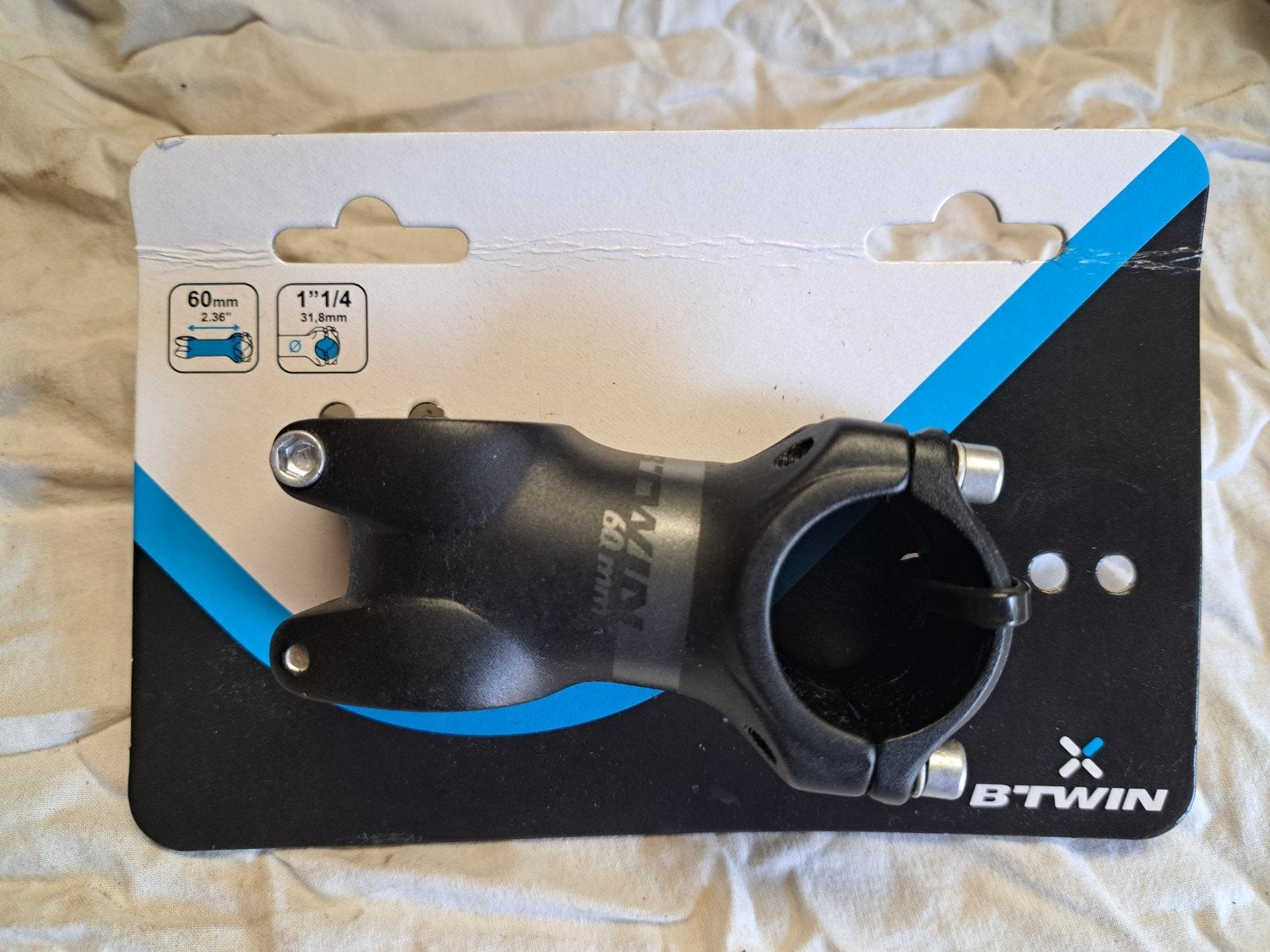 Decathlon Btwin Stem 6 cm - Nieuw in verpakking, Stuur, Nieuw, Ophalen of Verzenden, Racefiets