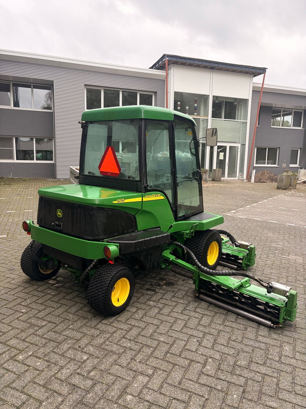 John Deere 1905 grasMaaier - Professionele Kooimesmaaier, Tuin en Terras, Ophalen, Gebruikt, Benzine-grasmaaier, 50 cm of meer