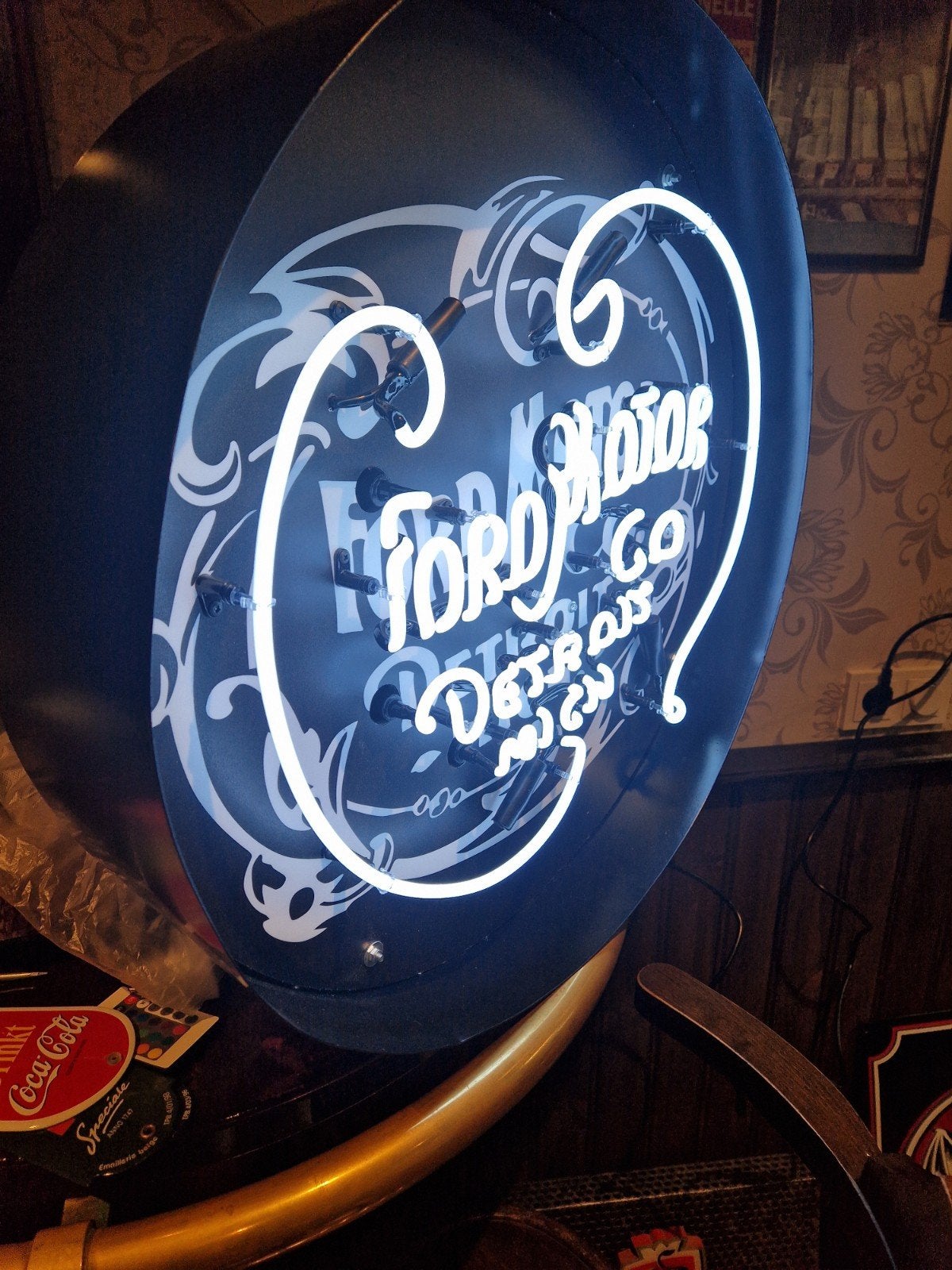 Ford neon lichtreclame, Ophalen of Verzenden, Nieuw, Lichtbak of (neon) lamp