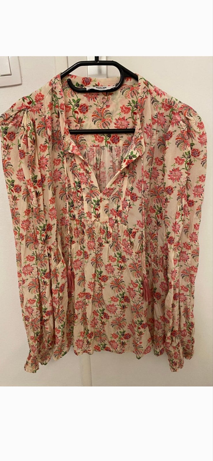 MOLIIN Copenhagen Blouse - Bloemenprint - Maat M, Ophalen of Verzenden, Zo goed als nieuw, Maat 38/40 (M), Meerkleurig