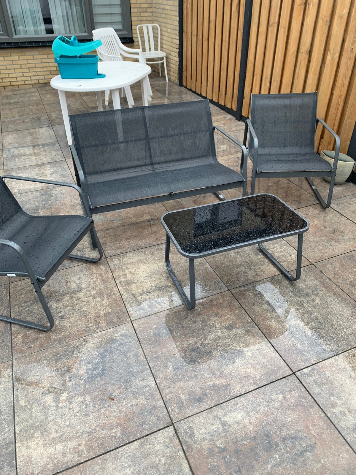 Tuin setje, Ophalen of Verzenden, Zo goed als nieuw, 2 zitplaatsen