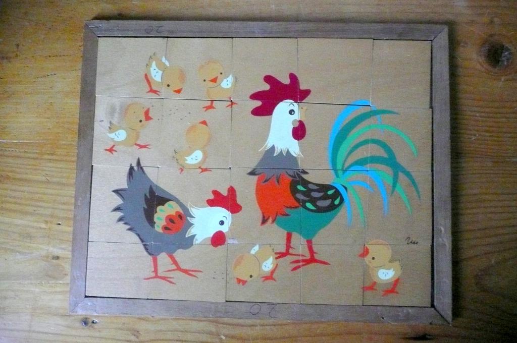 houten legpuzzel (367), Gebruikt, 10 tot 50 stukjes, Ophalen of Verzenden, Van hout