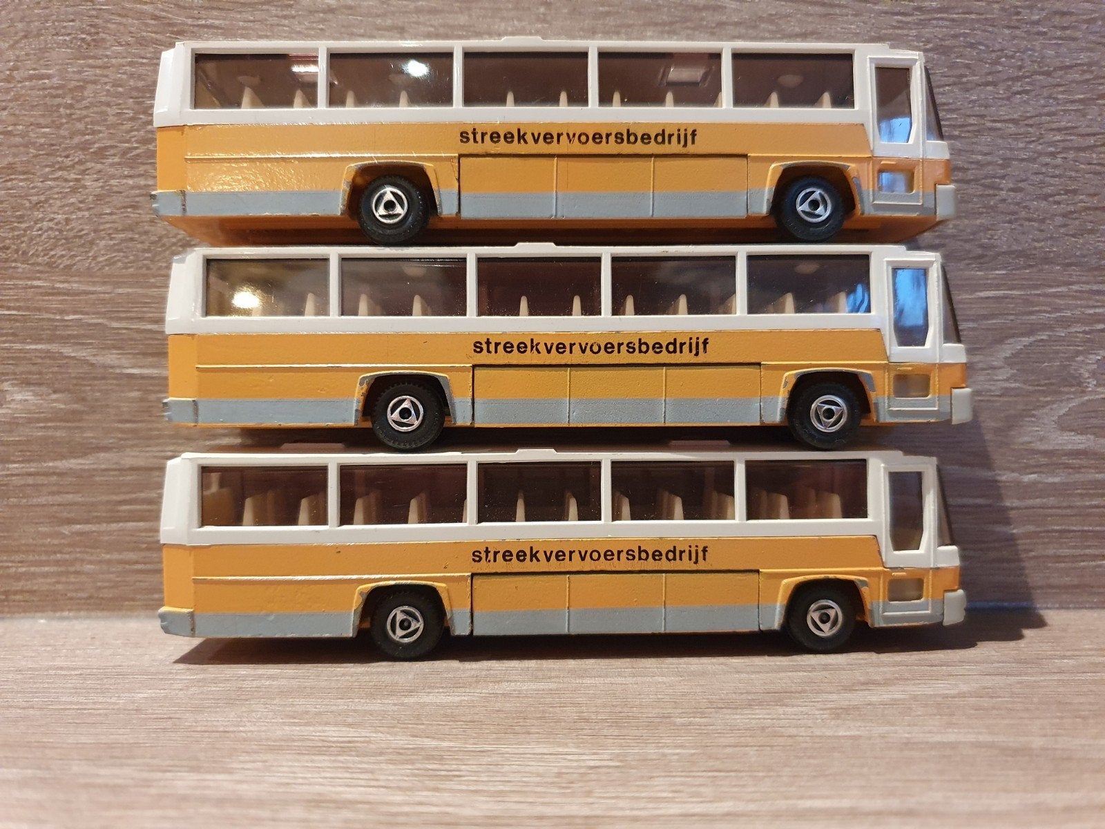 Efsi 3 stuks Jonckheere Bermuda NZH streekvervoer bus 1:87, Ophalen of Verzenden, Gebruikt, Bus of Vrachtwagen, Efsi