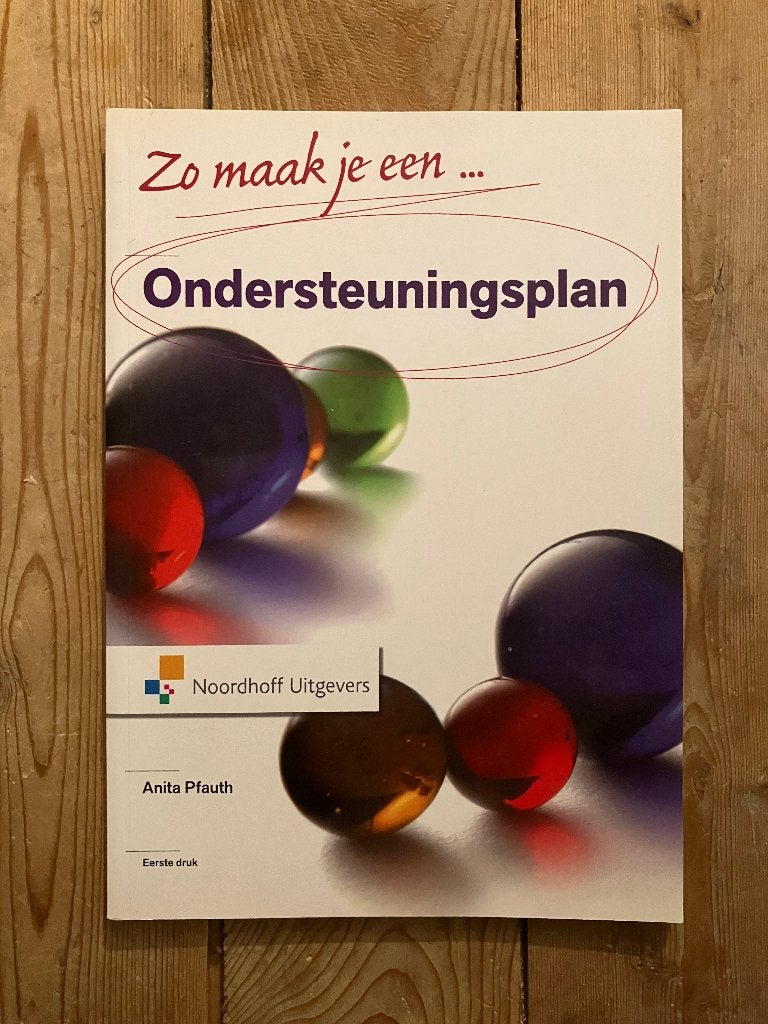 Zo maak je een ondersteuningsplan, Zo goed als nieuw, Noordhoff Uitgevers, Beta, HBO