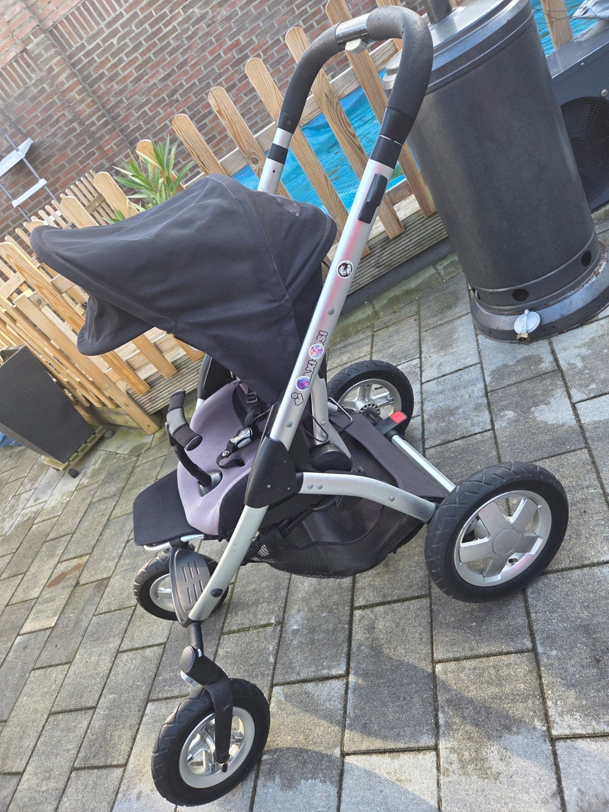Maxi-Cosi Mura 3 kinderwagen met regenhoes, Gebruikt, Verstelbare duwstang, Maxi-Cosi, Ophalen