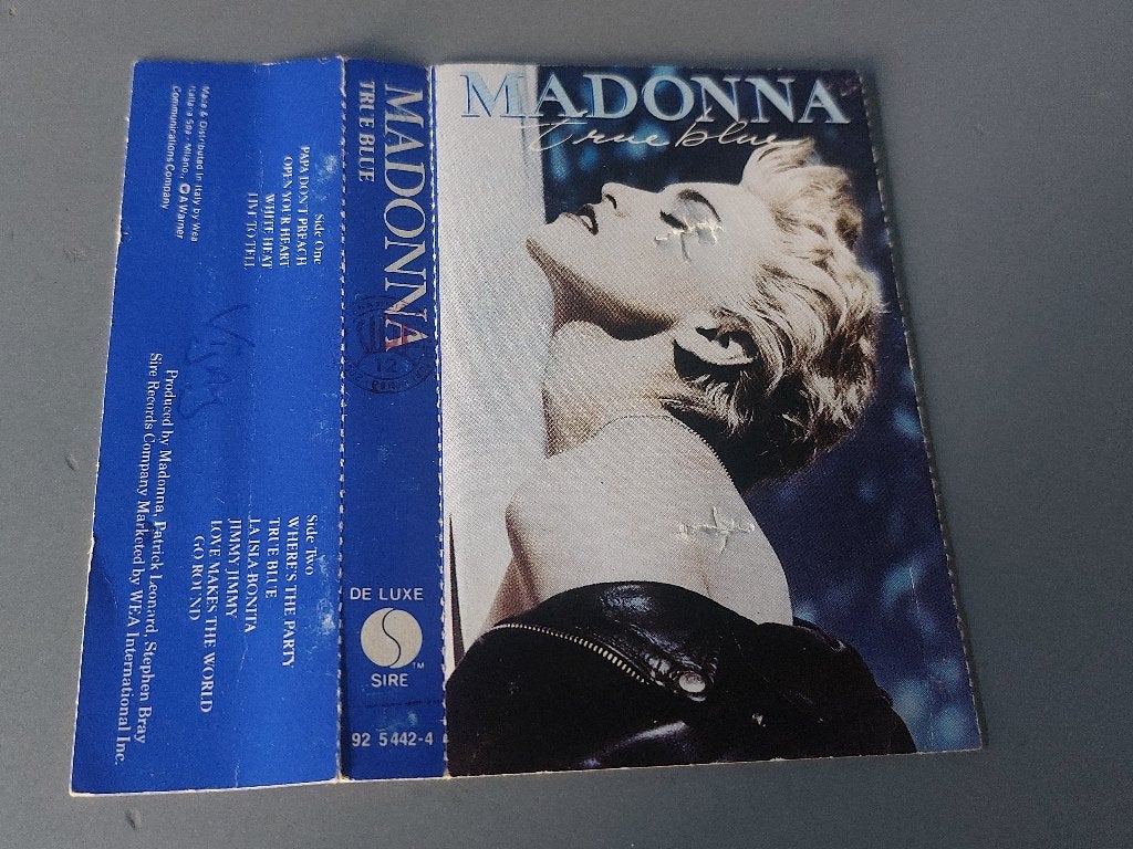 MADONNA - TRUE BLUE (MC), Gebruikt, 1 bandje, Ophalen of Verzenden, Origineel