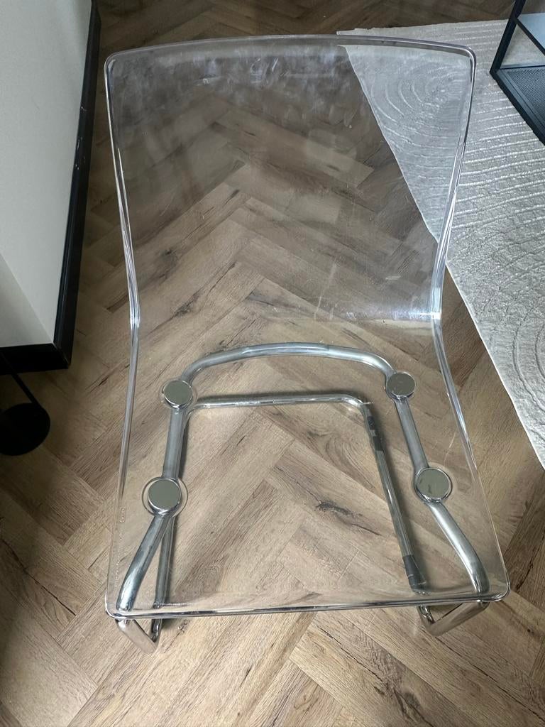 IKEA TOBIAS STOEL, Huis en Inrichting, Stoelen, Ophalen, Wit, Eén