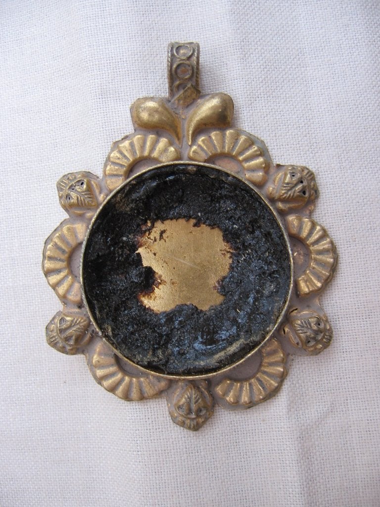 Vergulde antieke sier hanger - ca. 1900, Ophalen of Verzenden, Overige materialen, Hanger, Verguld