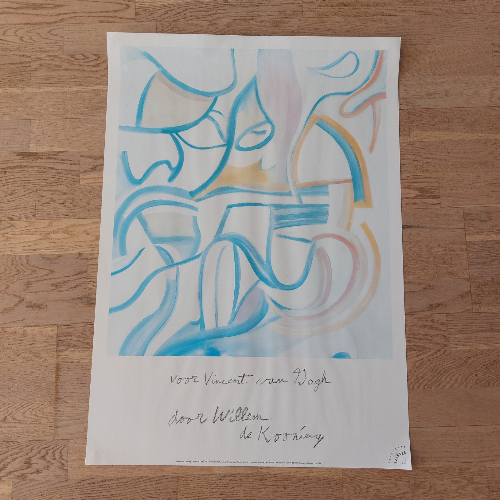 Art Poster Willem de Koning Vincent van Gogh, Ophalen of Verzenden, Gebruikt, A1 t/m A3