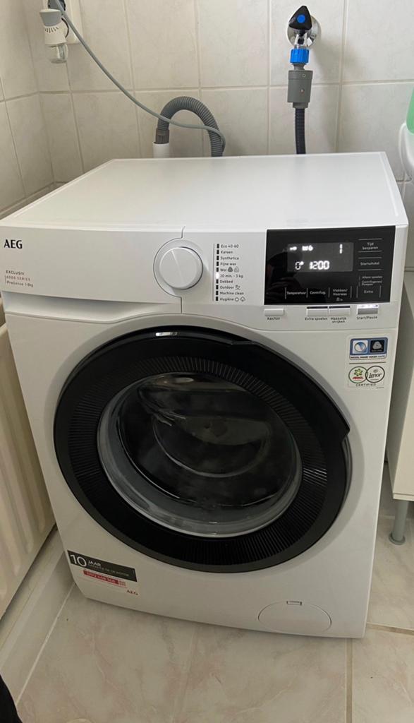 wasmachine AEG 6000 ProSense 8KG - topstaat 1 jaar gebruikt, Ophalen, Zo goed als nieuw, 85 tot 90 cm, 1200 tot 1600 toeren