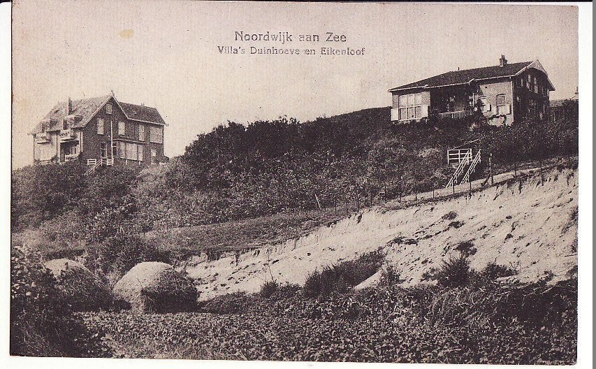Noordwijk aan Zee Villa Duinhoeve & Eikenloof 1920., Ophalen, Voor 1920, Gelopen, Zuid-Holland