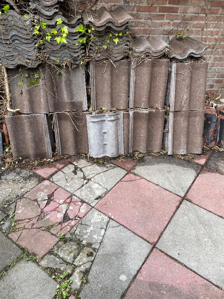 dakpannen, Doe-het-zelf en Verbouw, Dakpannen en Dakbedekking, Ophalen, Gebruikt, Steen of Klei, 15 m² of meer