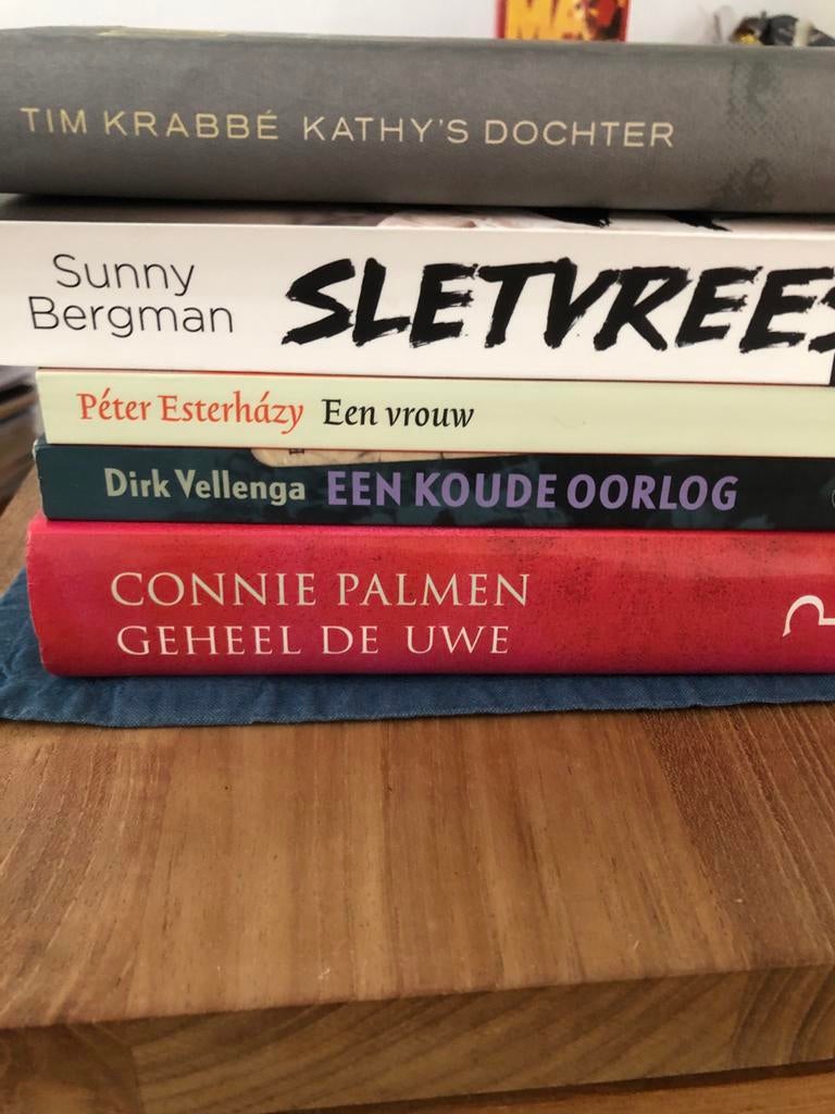 Boekenpakket: Krabbé, Bergman, Esterházy, Vellenga, Palmen, Boeken, Romans, Ophalen, Gelezen, Nederland