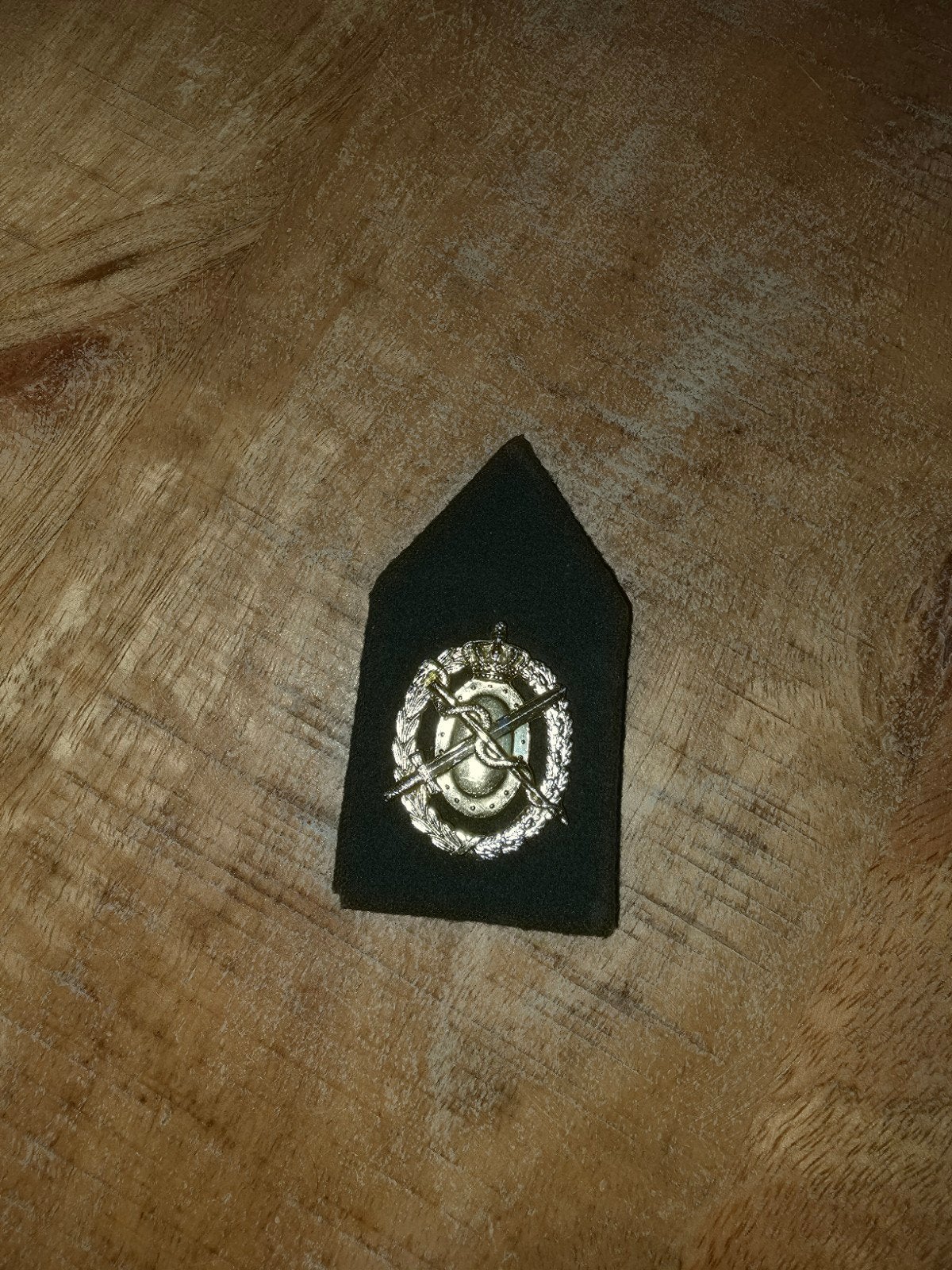 Originele Kraagspiegel Regiment Geneeskundige Troepen KL, Verzamelen, Ophalen of Verzenden, Landmacht, Nederland, Embleem of Badge