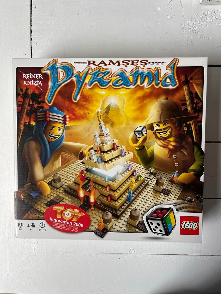LEGO Ramses Pyramid bordspel - Winnaar Innovation 2009, Drie of vier spelers, Ophalen of Verzenden, Zo goed als nieuw