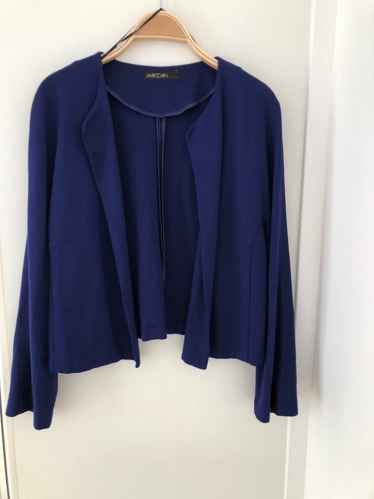 Marccain koningsblauw kort vest/jasje maat 42/44, Ophalen of Verzenden, Gedragen, Maat 42/44 (L), Blauw