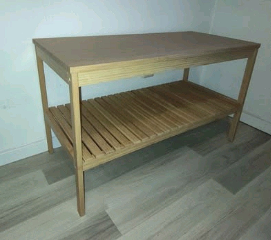 Bamboo bench from IKEA RAGRUND, Huis en Inrichting, Ophalen, Overige materialen, Bruin, Zo goed als nieuw