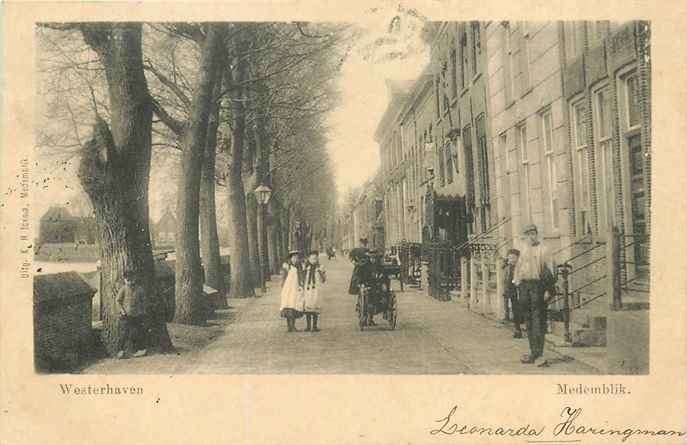 301-284-011 Medemblik Westerhaven, Verzenden, Voor 1920, Noord-Holland