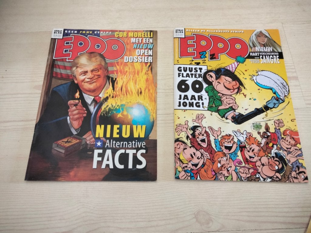 Strips Eppo, Boeken, Meerdere comics, Ophalen of Verzenden, Zo goed als nieuw, Europa