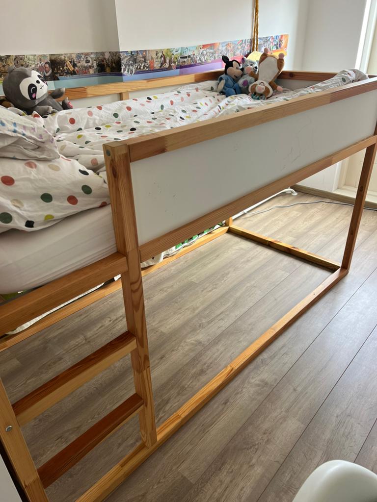 IKEA bed (omkeerbaar), Kinderen en Baby's, Ophalen, Zo goed als nieuw, Hoogslaper