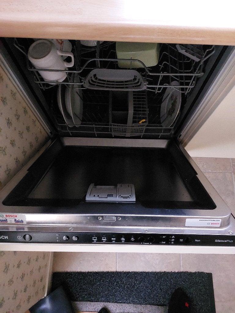 Vaatwasser BOSCH Silence Plus, model SMV50E60EU/03, Ophalen, Gebruikt, Minder dan 85 cm, Eco programma