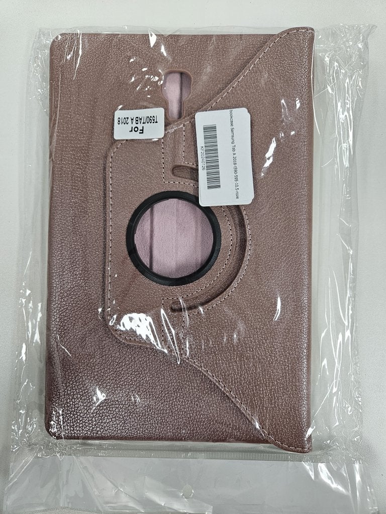 bookcase Samsung Tab A 2018-t590-595-10.5-roze, Madefor@samsung.com, 8 inch, Nieuw, Bescherming voor- en achterkant