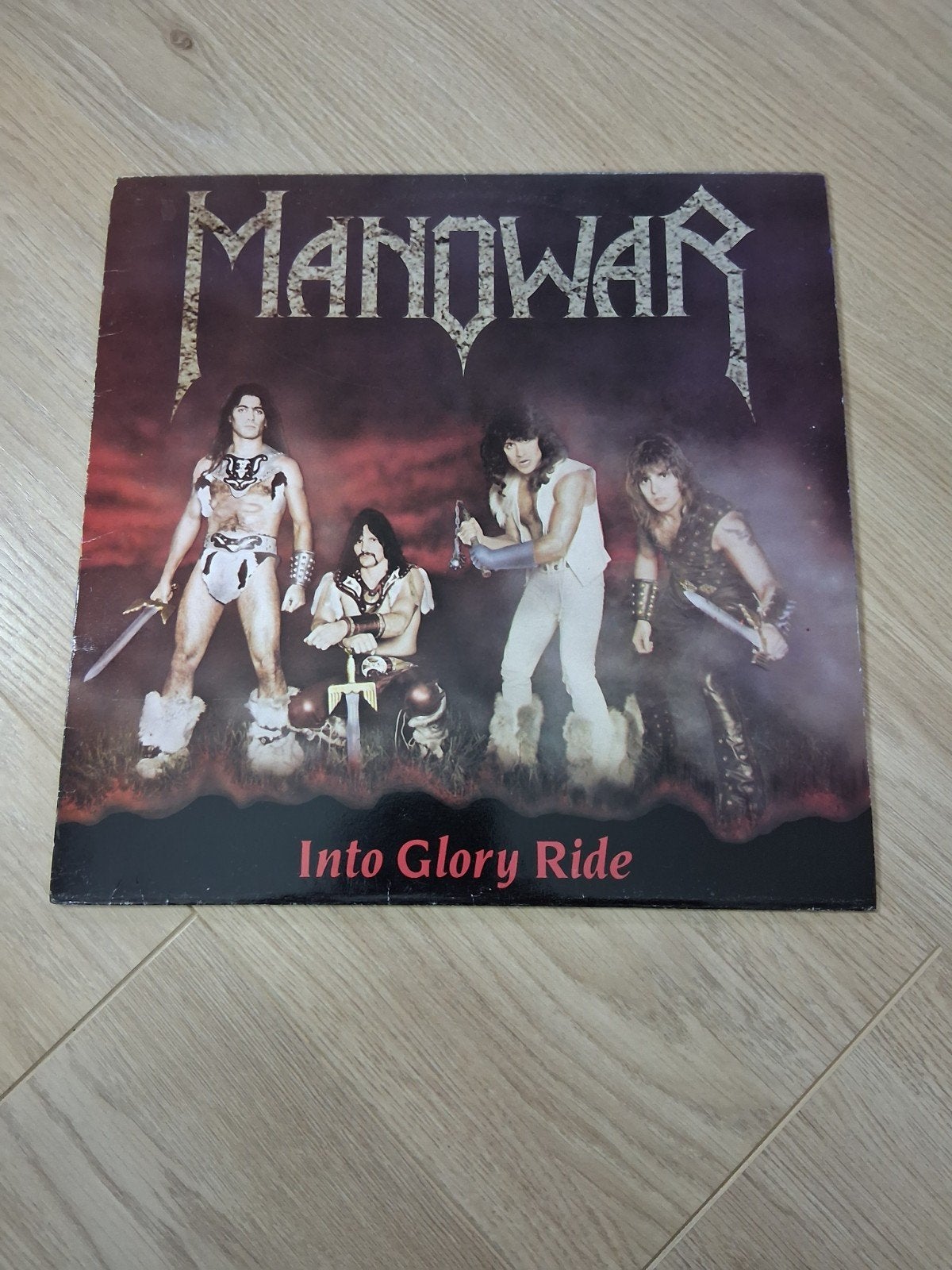 Manowar - Into Glory Ride LP (1983, UK persing), Gebruikt, Eerste persing, Ophalen of Verzenden, Heavy metal