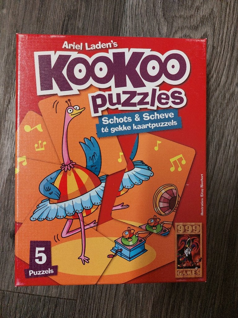 Kookoo puzzles, Ophalen of Verzenden, Minder dan 500 stukjes, Zo goed als nieuw, Overige typen