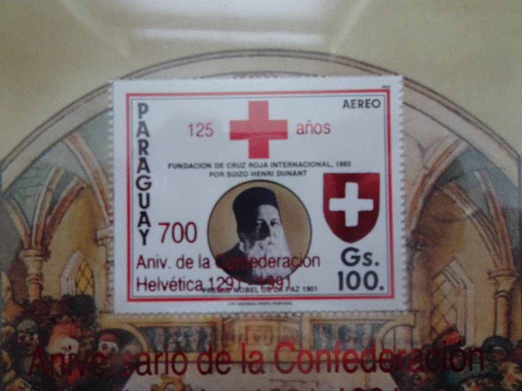 Twee blokjes Paraguay en Guyana, Ophalen of Verzenden, Buitenland