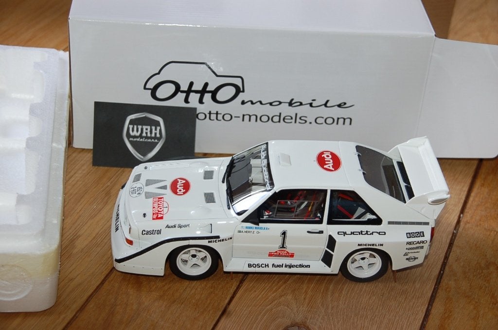 AUDI SPORT QUATTRO S1 OLYMPUS rally Otto mobile OT757 WRH, Verzenden, Zo goed als nieuw, Auto, OttOMobile