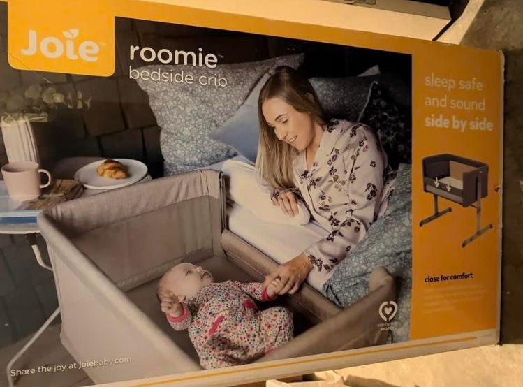 Joie Roomie Co sleeper, Ophalen, Zo goed als nieuw, Ledikant
