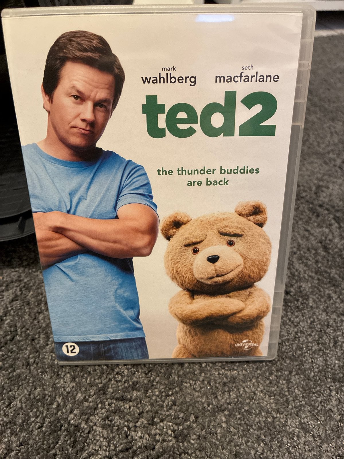 Ted 2 DVD - Mark Wahlberg & Seth MacFarlane, Nederlands, Overige genres, Ophalen of Verzenden, Zo goed als nieuw
