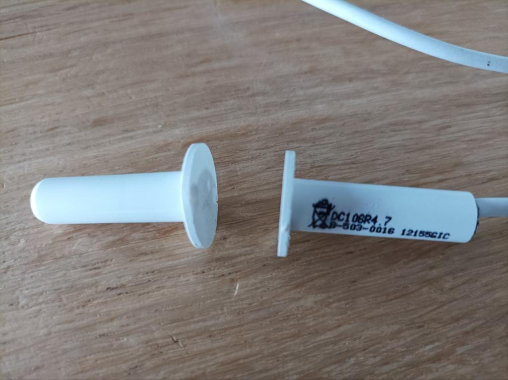 Deurcontact alarm beveiliging sensor bedraad inbouw, Ophalen of Verzenden, Detector, Sensor of Melder