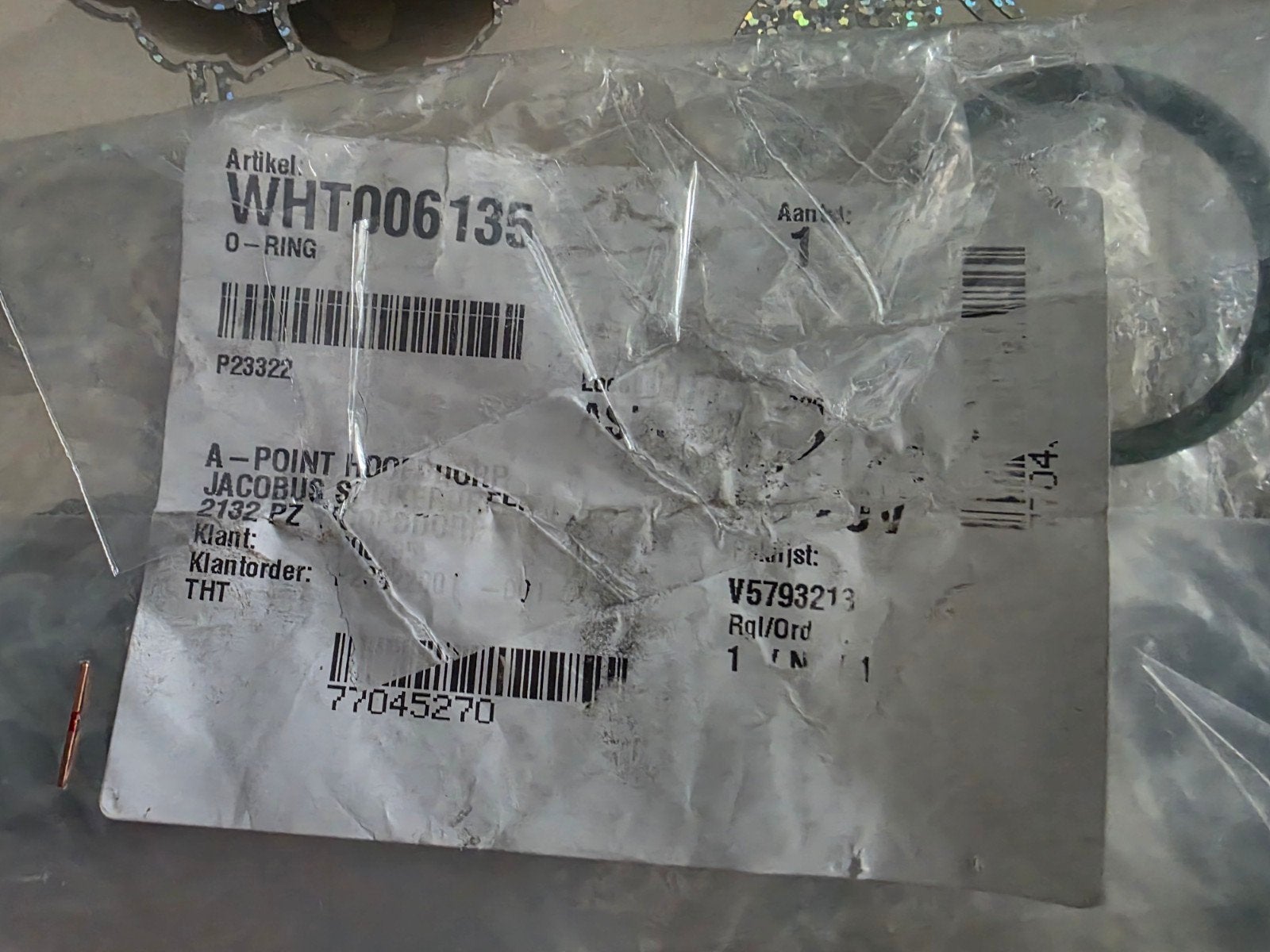 Originele o-ring (38,5X4) 1.2 TSI Turbo Leiding NIEUW, Ophalen of Verzenden, Nieuw