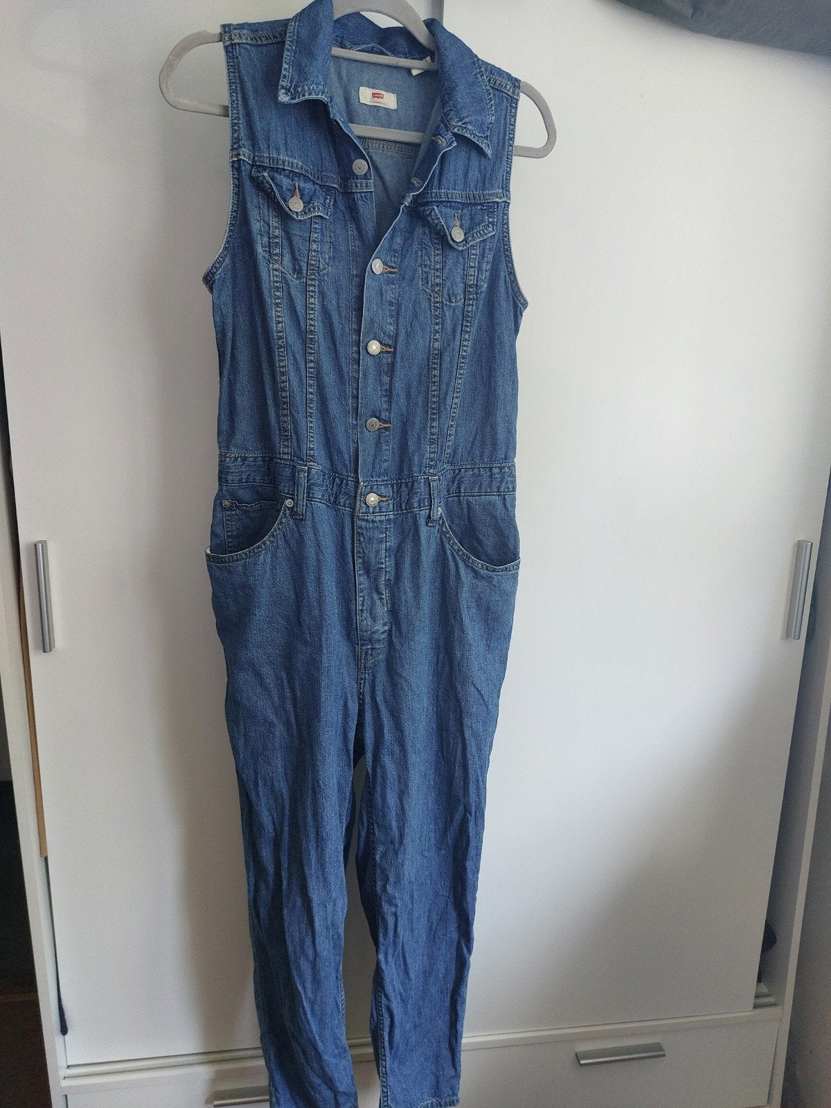 Levi's denim jumpsuit maat M - zo goed als nieuw, Kleding | Dames, Jumpsuits, Maat 38/40 (M), Blauw, Ophalen of Verzenden, Zo goed als nieuw