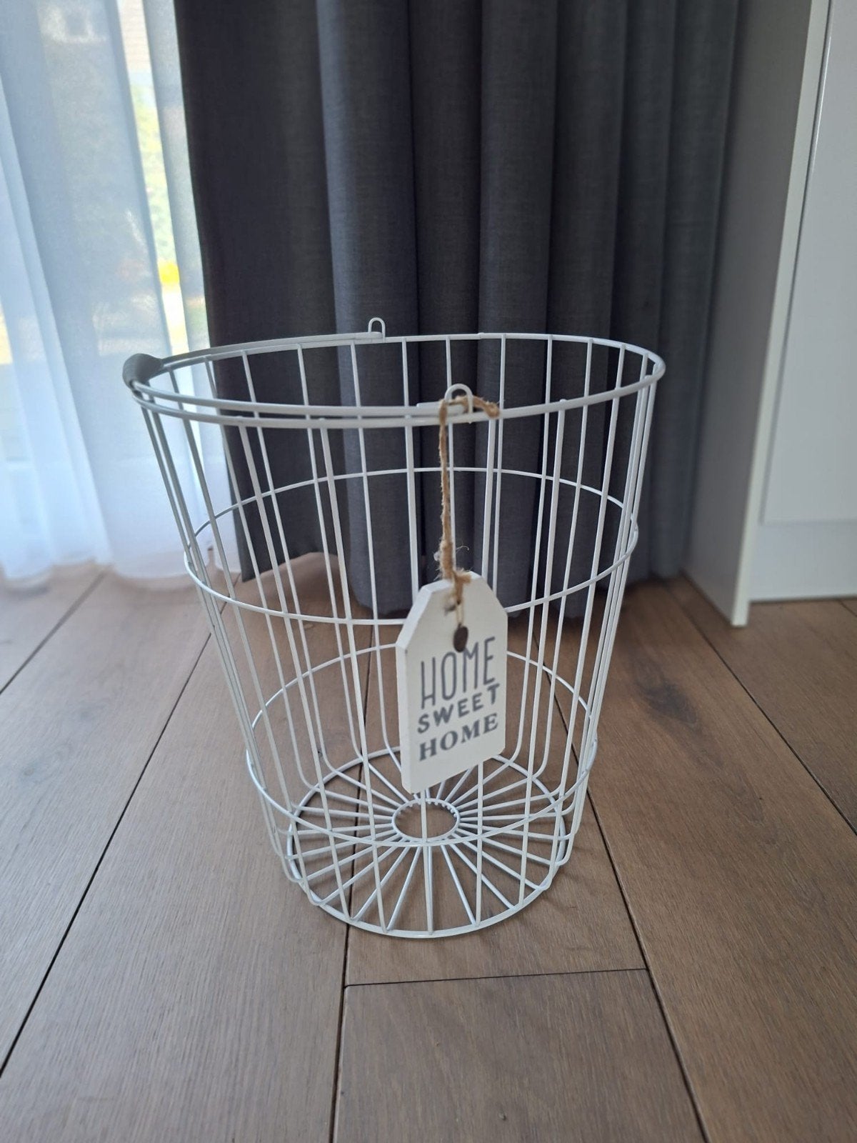 Nieuwe draadmand wit, Mand, Rond, Nieuw, Ophalen of Verzenden