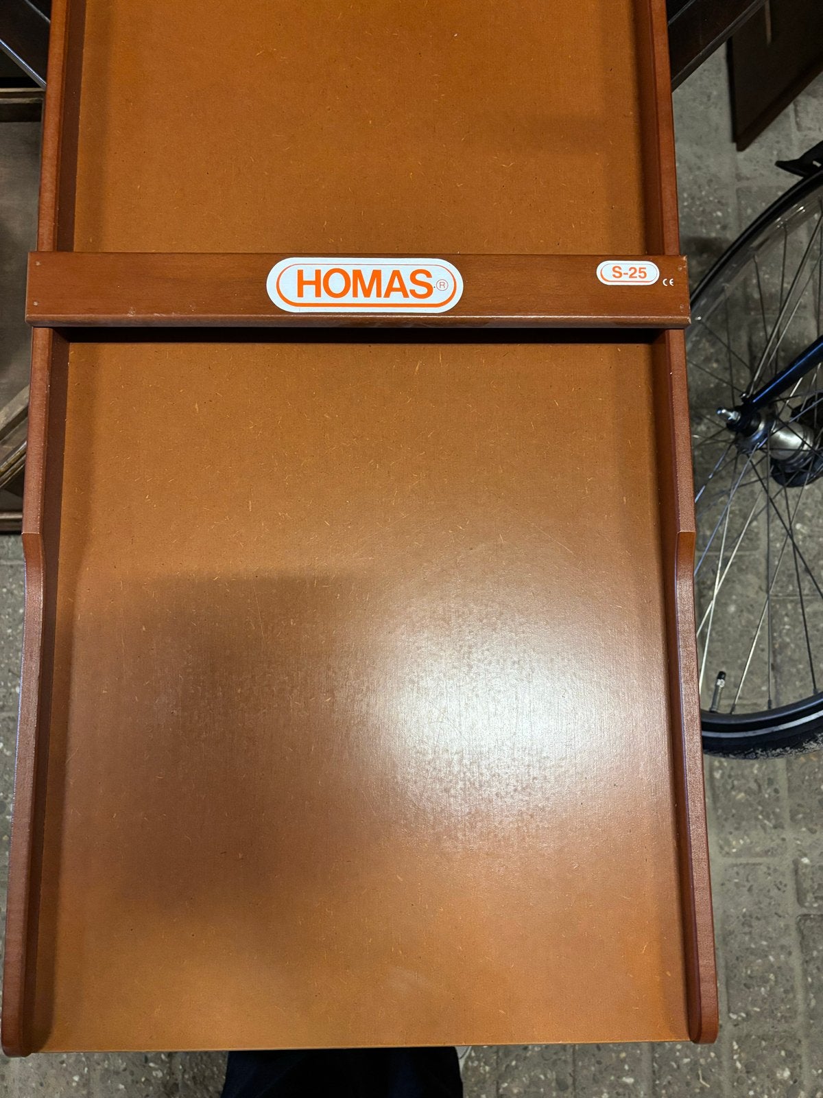 Homas S-25 Sjoelbak - Compleet met 30 stenen, Gebruikt, Ophalen of Verzenden, Nvt, Nvt
