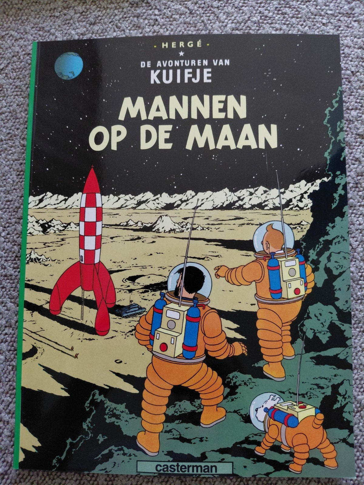 Kuifje - Mannen op de maan sc., Boeken, Eén stripboek, Ophalen of Verzenden, Zo goed als nieuw