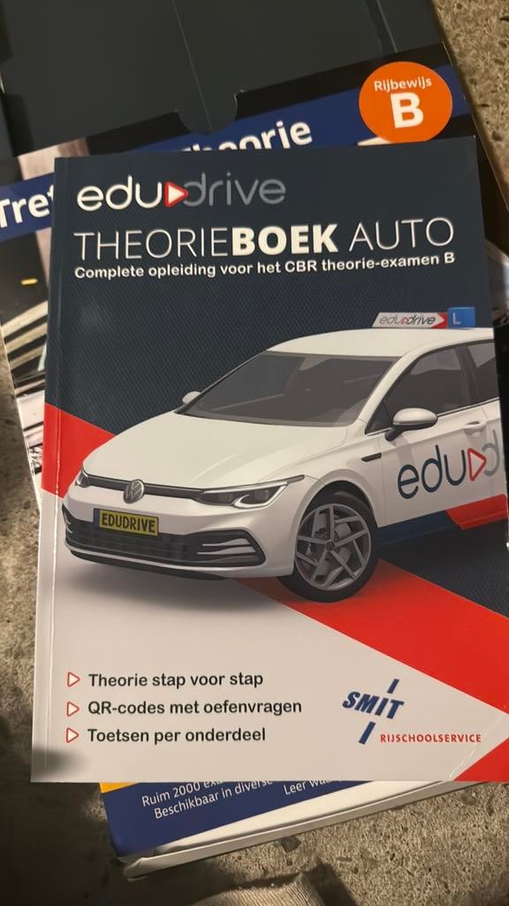 Rij examen boek auto, Ophalen of Verzenden, Zo goed als nieuw, Algemeen