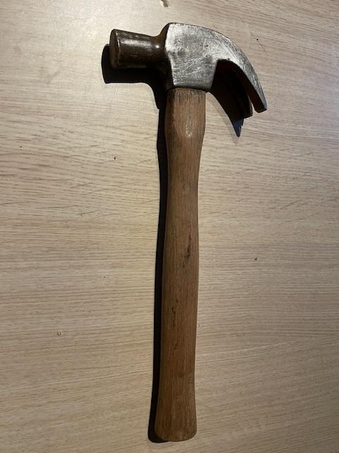 Nr.286 Klauwhamer met houten steel, Ophalen of Verzenden, Gebruikt