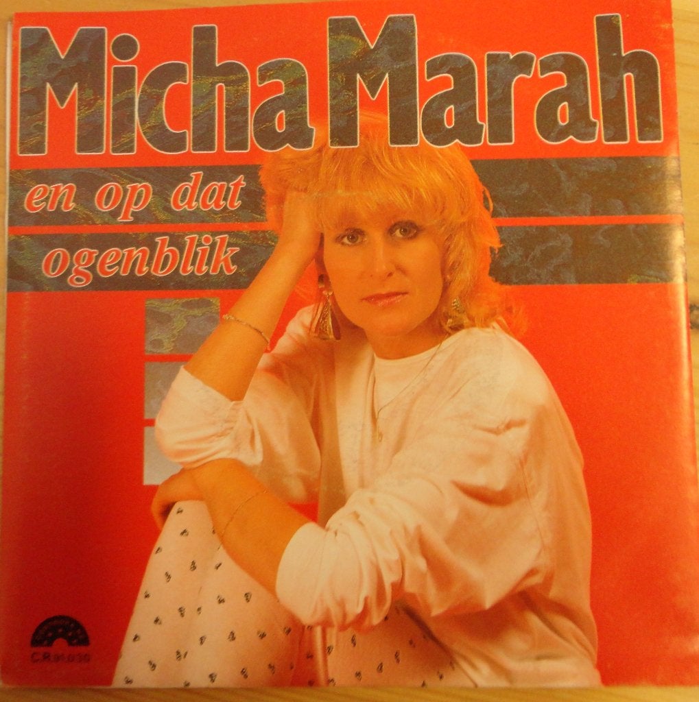 Micha Marah > En op dat ogenblik, Ophalen of Verzenden, Gebruikt, 7 inch, Nederlandstalig