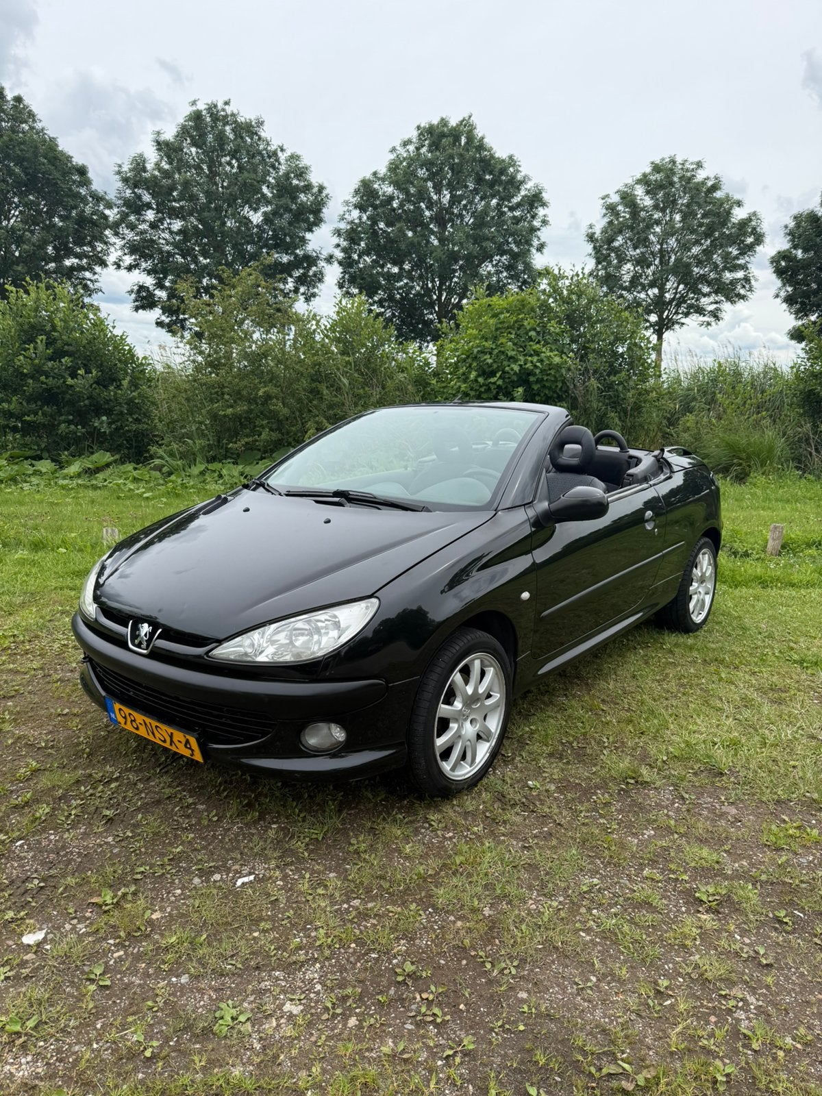 Peugeot 206 CC 1.6 cabrio| Nieuwe APK | Elektrisch cabriodak, Auto's, Peugeot, Voorwielaandrijving, 4 cilinders, Cabriolet, 4 stoelen