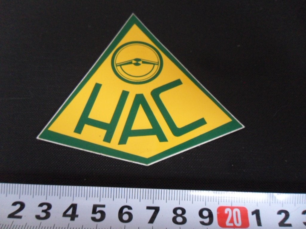sticker HAC logo, Ophalen of Verzenden, Zo goed als nieuw