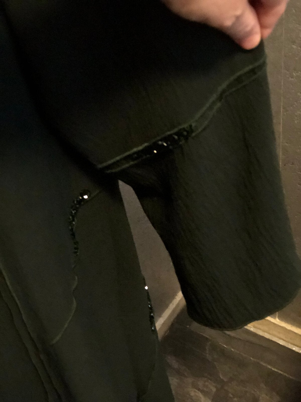 Donker Groene Abaya grote maat XXL/XXXL, Maat 46/48 (XL) of groter, Ophalen of Verzenden, Zo goed als nieuw, Onder de knie