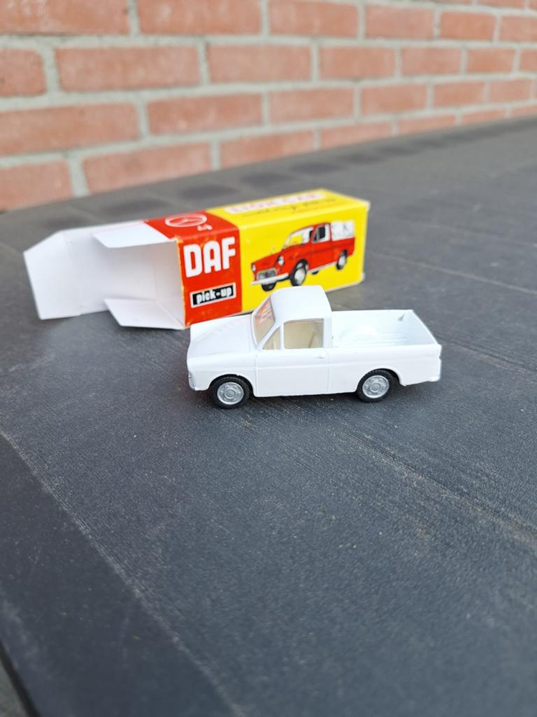 DAF Pick-Up Lion Car 1:50 met replica doosje, Hobby en Vrije tijd, Modelauto's | 1:50, Ophalen of Verzenden, Zo goed als nieuw