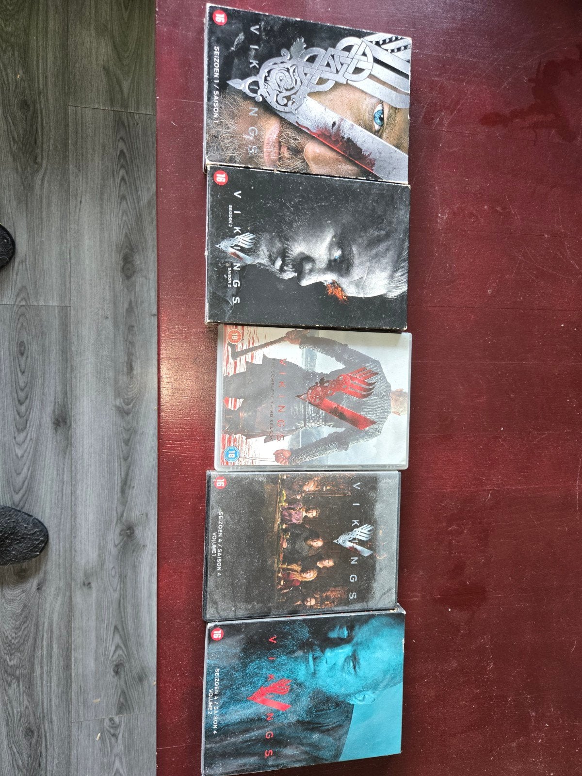 Vikings DVD Box Seizoen 1 t/m 4 Compleet, Ophalen, Gebruikt, Vanaf 16 jaar, Seizoen 1